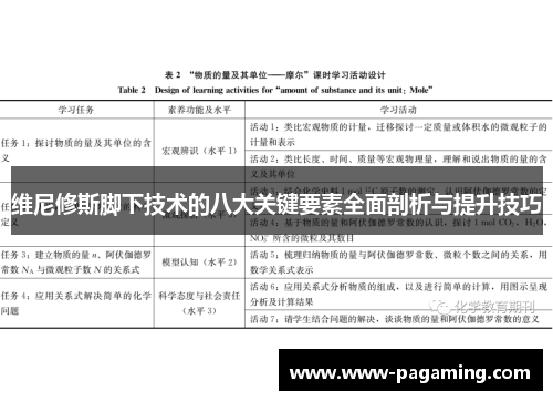 维尼修斯脚下技术的八大关键要素全面剖析与提升技巧