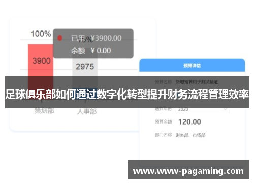 足球俱乐部如何通过数字化转型提升财务流程管理效率
